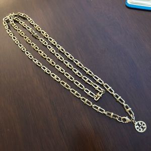Tori Burch gold chain necklace